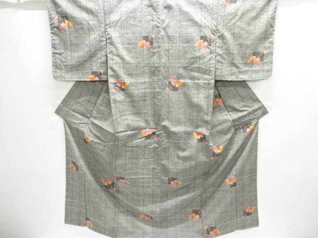 Japanese Kimono / Tsumugi Omeshi Silk